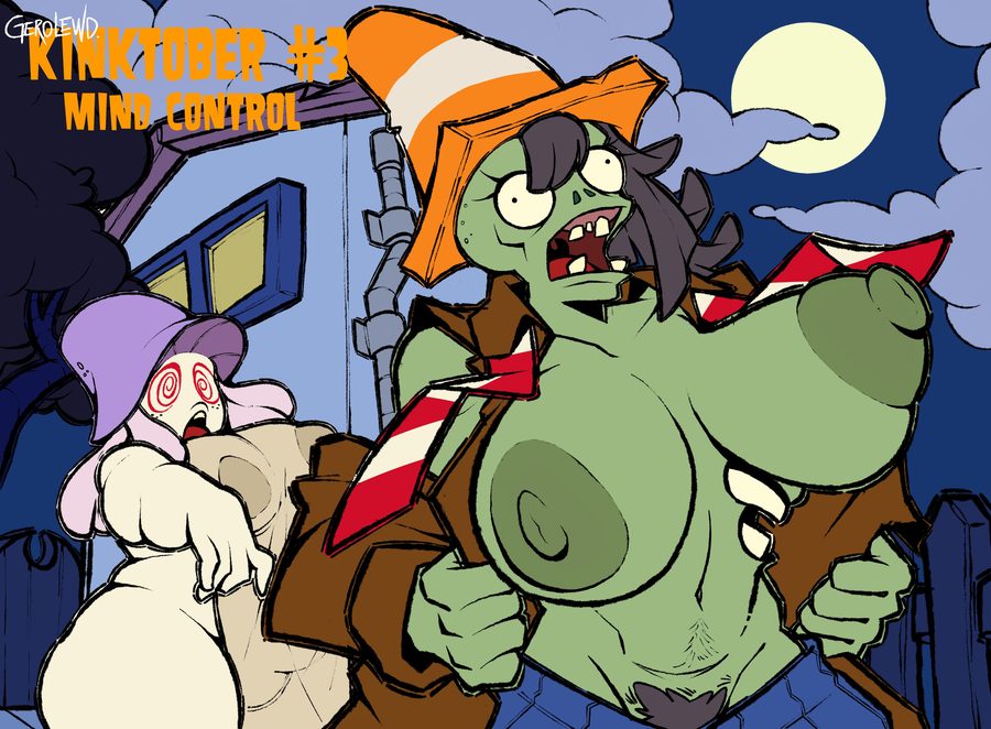 Hypno-shroom (pvz) - artwork by gerolewd