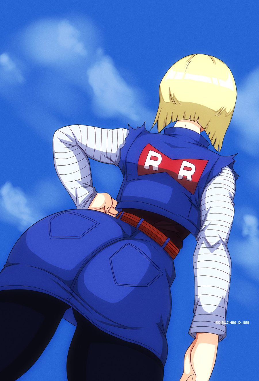 Android 18 - artwork by dibujines d seb