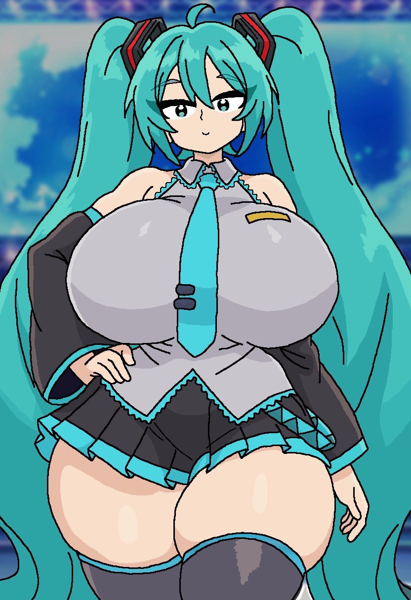 Hatsune miku - artwork by ag art account