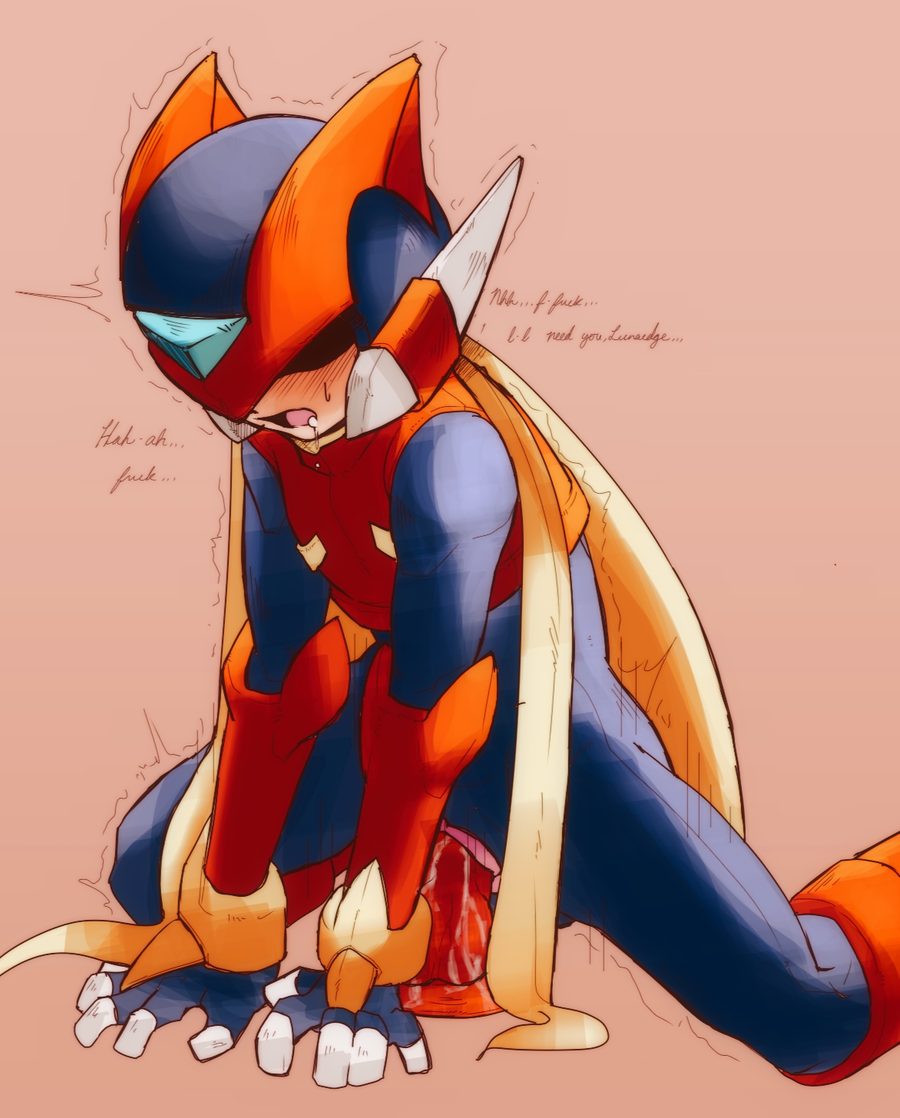 Zero (mega man) - artwork by maneaterbug