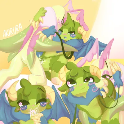 Background character - artwork by akirura