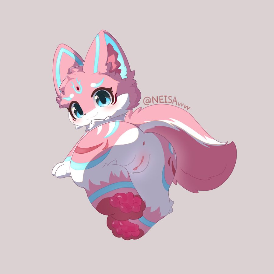 Anthro, anus - artwork by neisawa