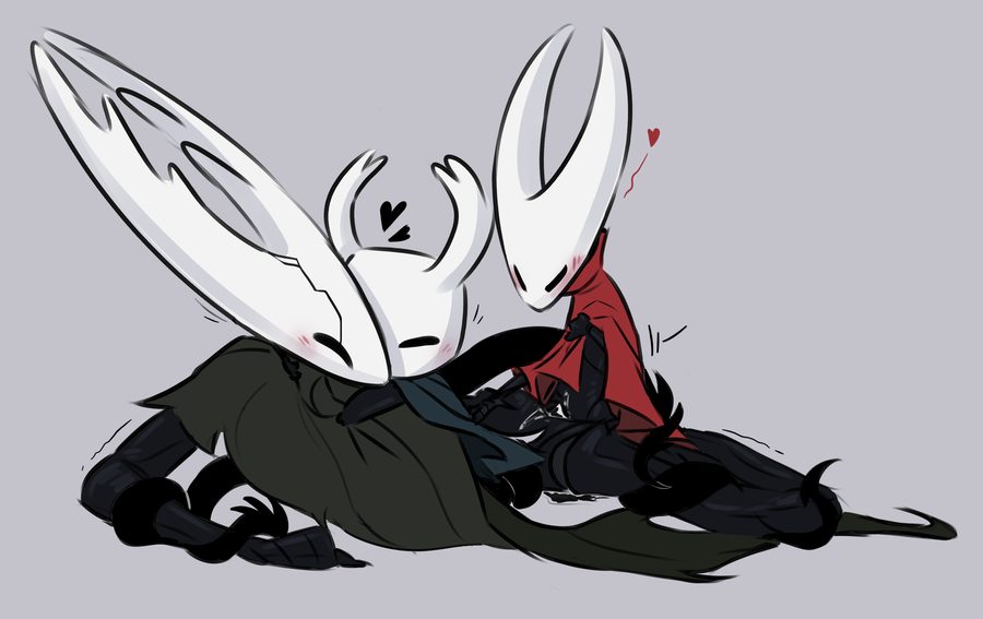 Hollow knight (character) - artwork by queenofdoom