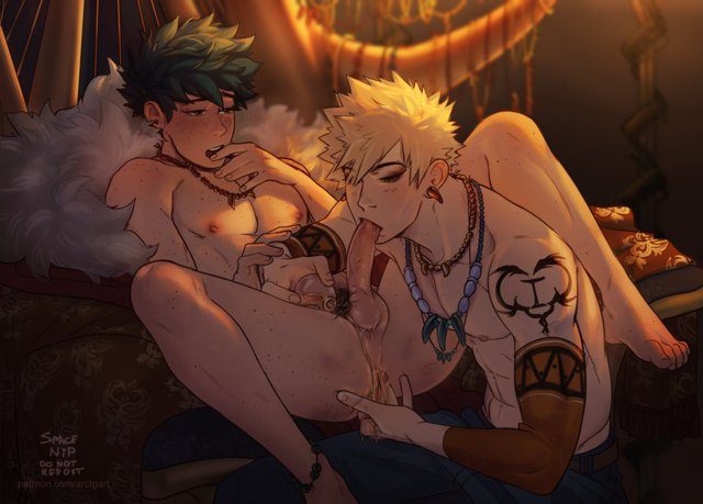 Izuku midoriya - artwork by spacenipnops
