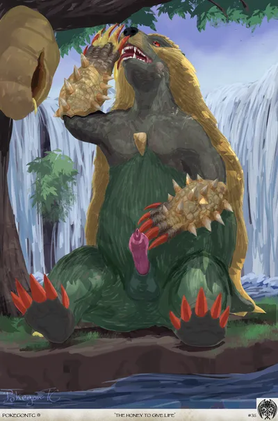 Arzuros - artwork by pokegontc