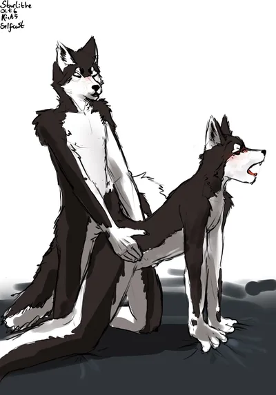 Anthro, bed sheet - artwork by bot