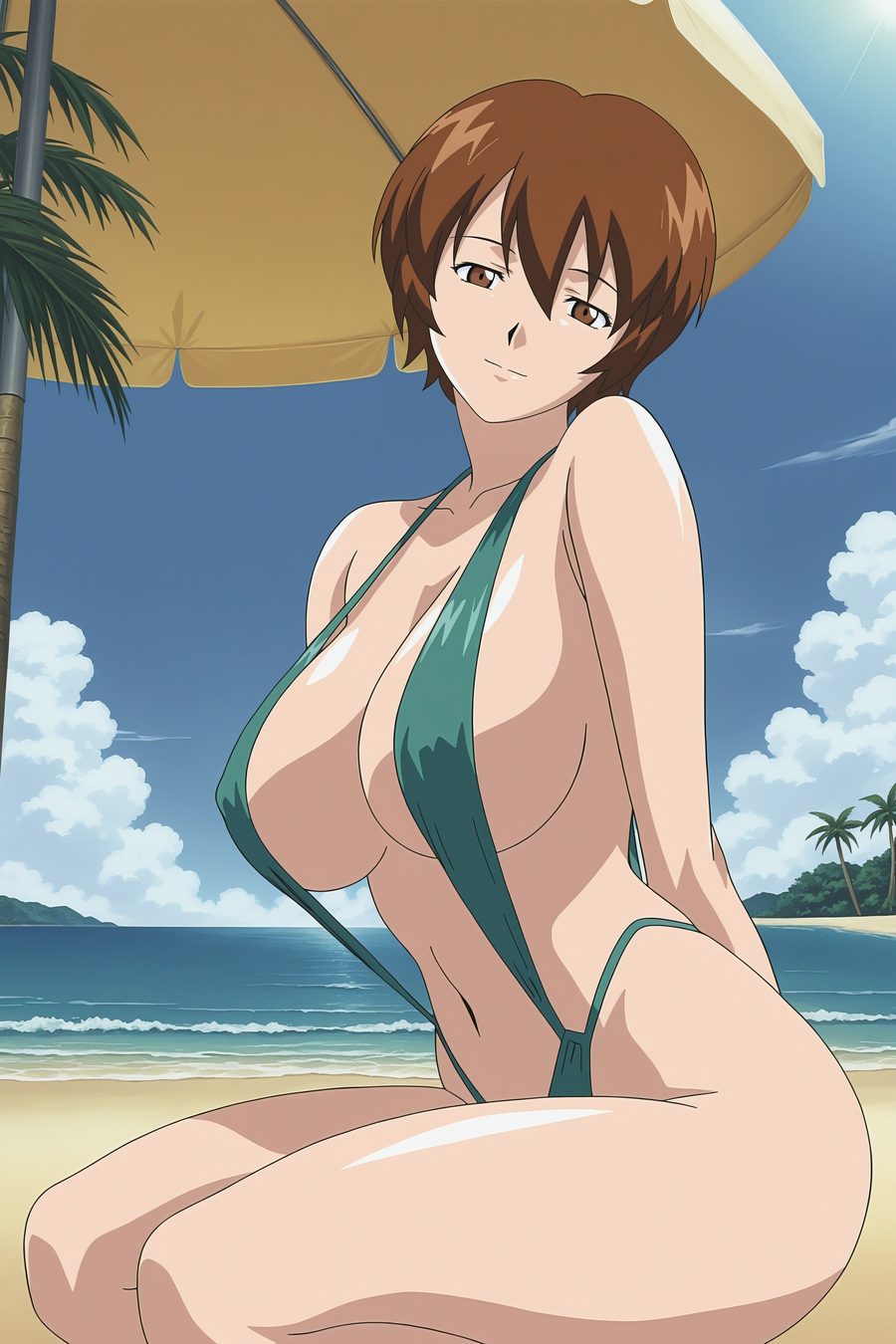 Toyohara rena - artwork by digitalwaifugallery