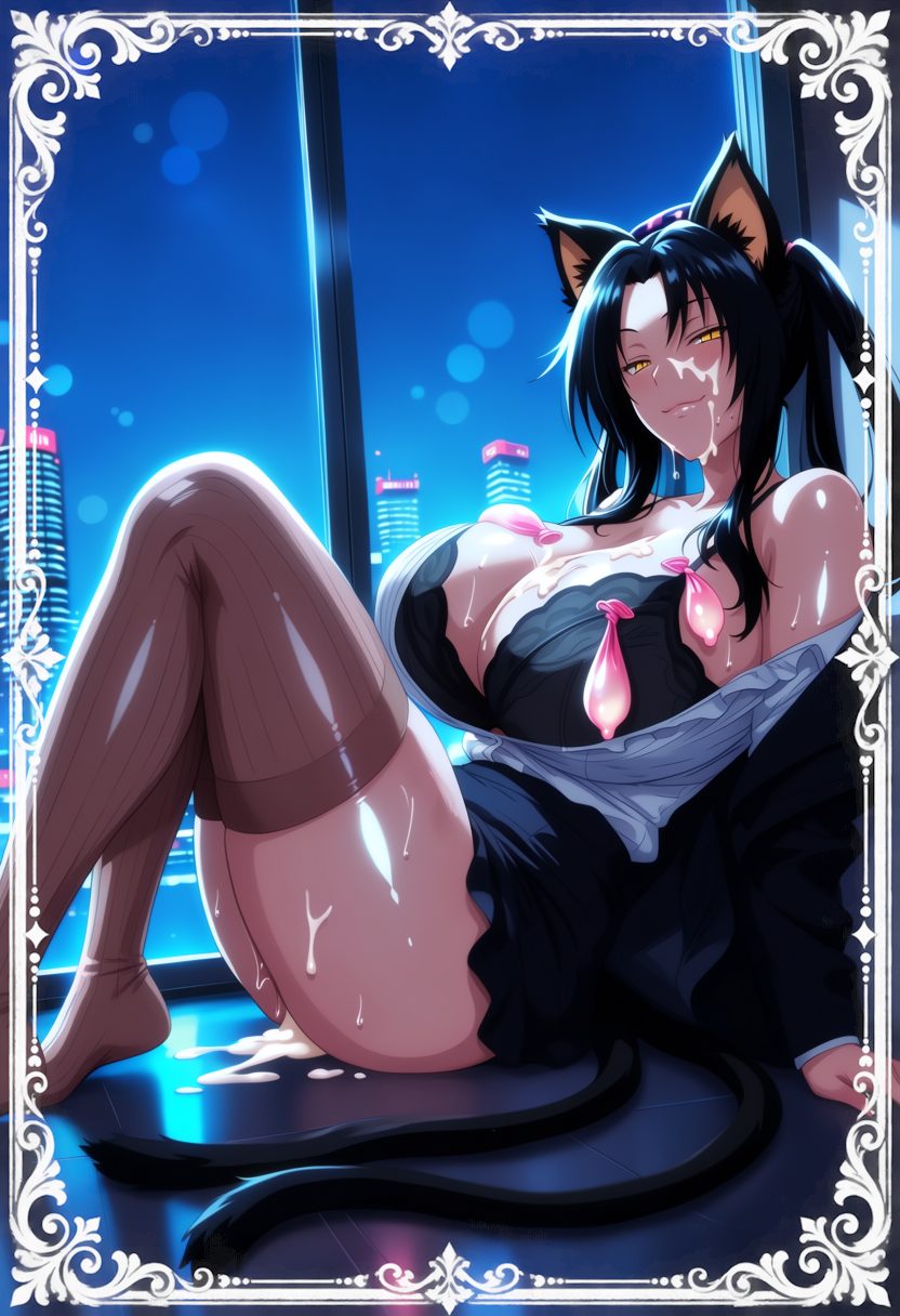 Kuroka (high school dxd) - artwork by gaddariat