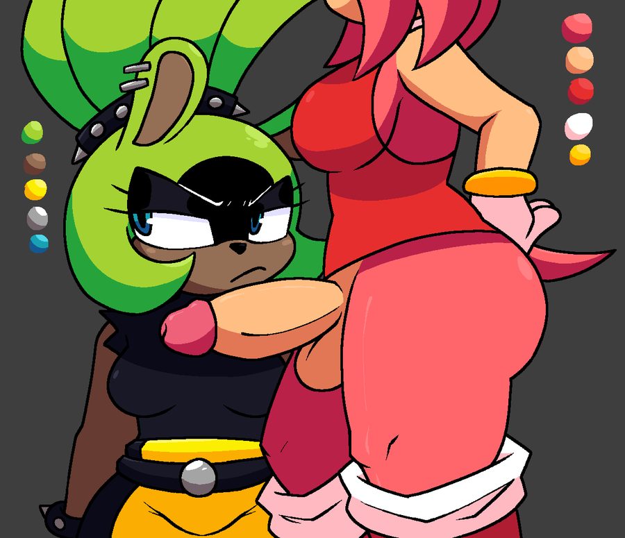 Amy rose - artwork by HornyNumber