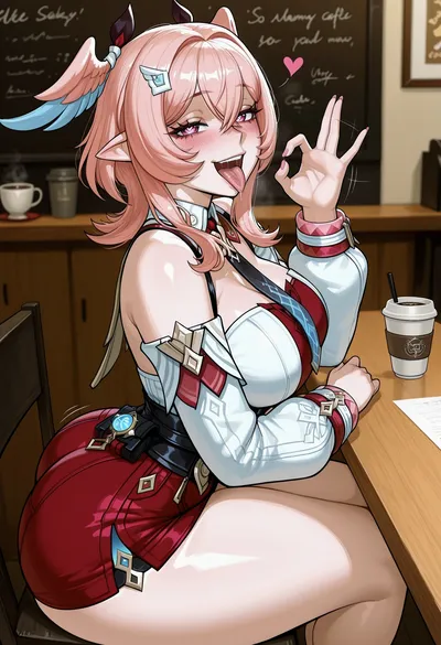 Linnea (genshin impact) - artwork by remington34