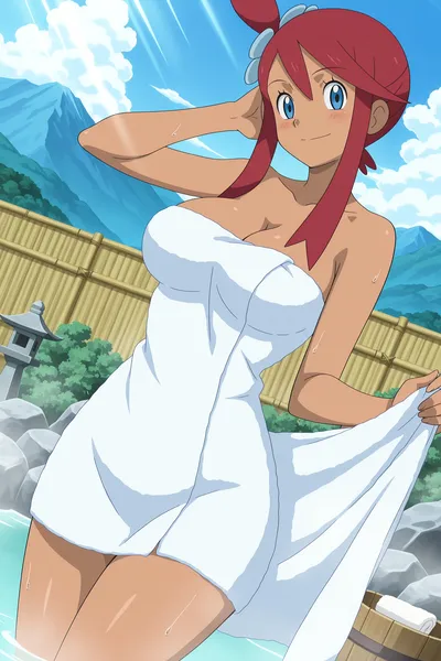 Skyla (pokemon) - artwork by digitalwaifugallery