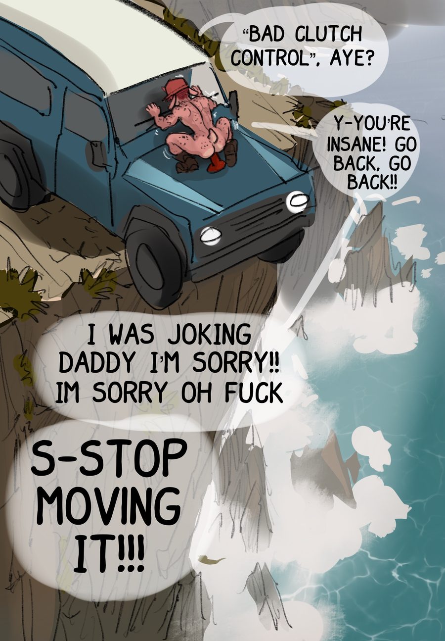 Justin (goat-bite) - artwork by bot