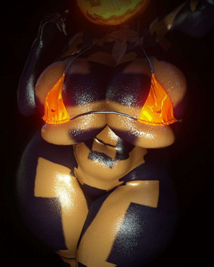 Spice (fortnite) - artwork by ryanpos 3d