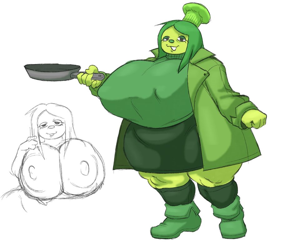 Green (deltarune) - artwork by silkvv0dka