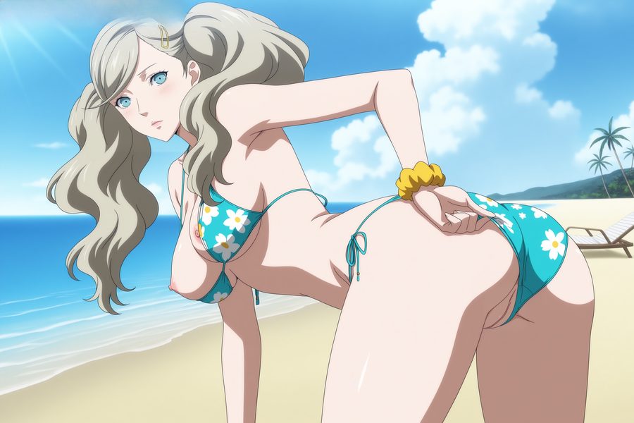 Ann takamaki - artwork by digitalwaifugallery