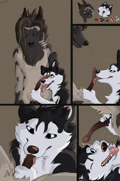 Ambiguous gender, animal genitalia - artwork by gthusky