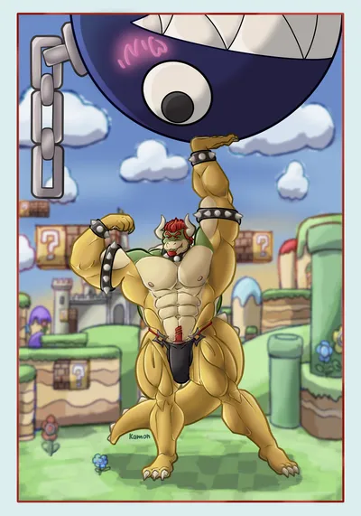 Bowser - artwork by kamonreeze