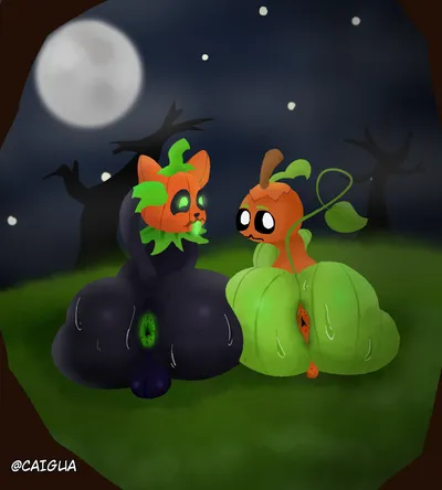 Gourdy (dandy's world) - artwork by caigua