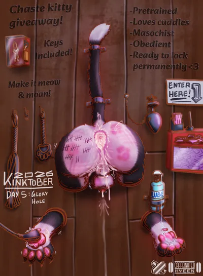 Anus, balls - artwork by bot