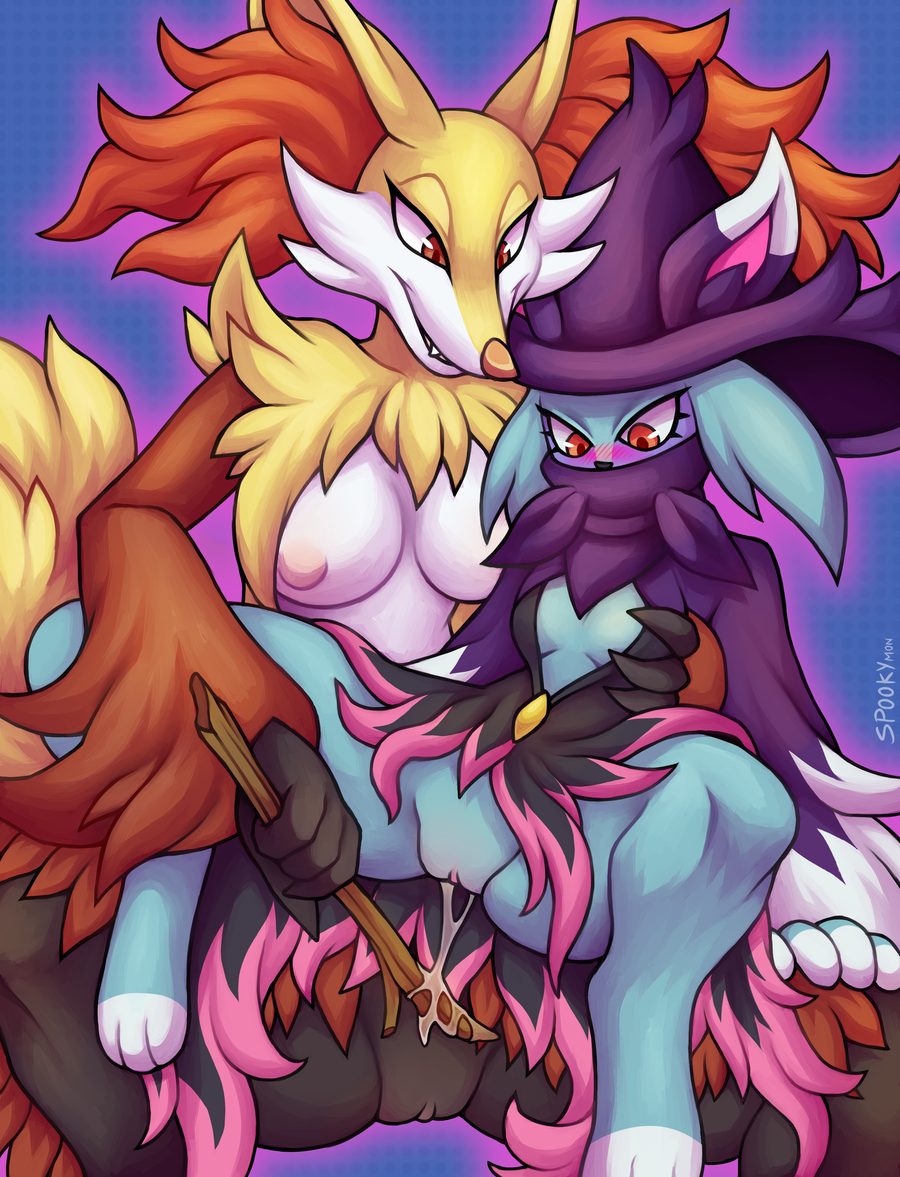 Delphox - artwork by bot