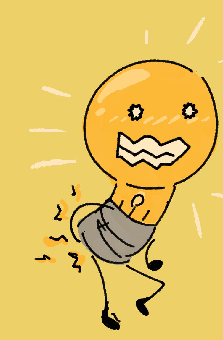 Lightbulb (ii) - artwork by warprat