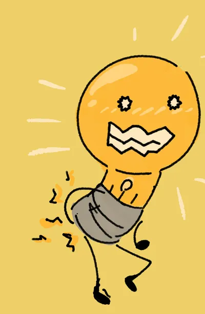 Lightbulb (ii) - artwork by warprat