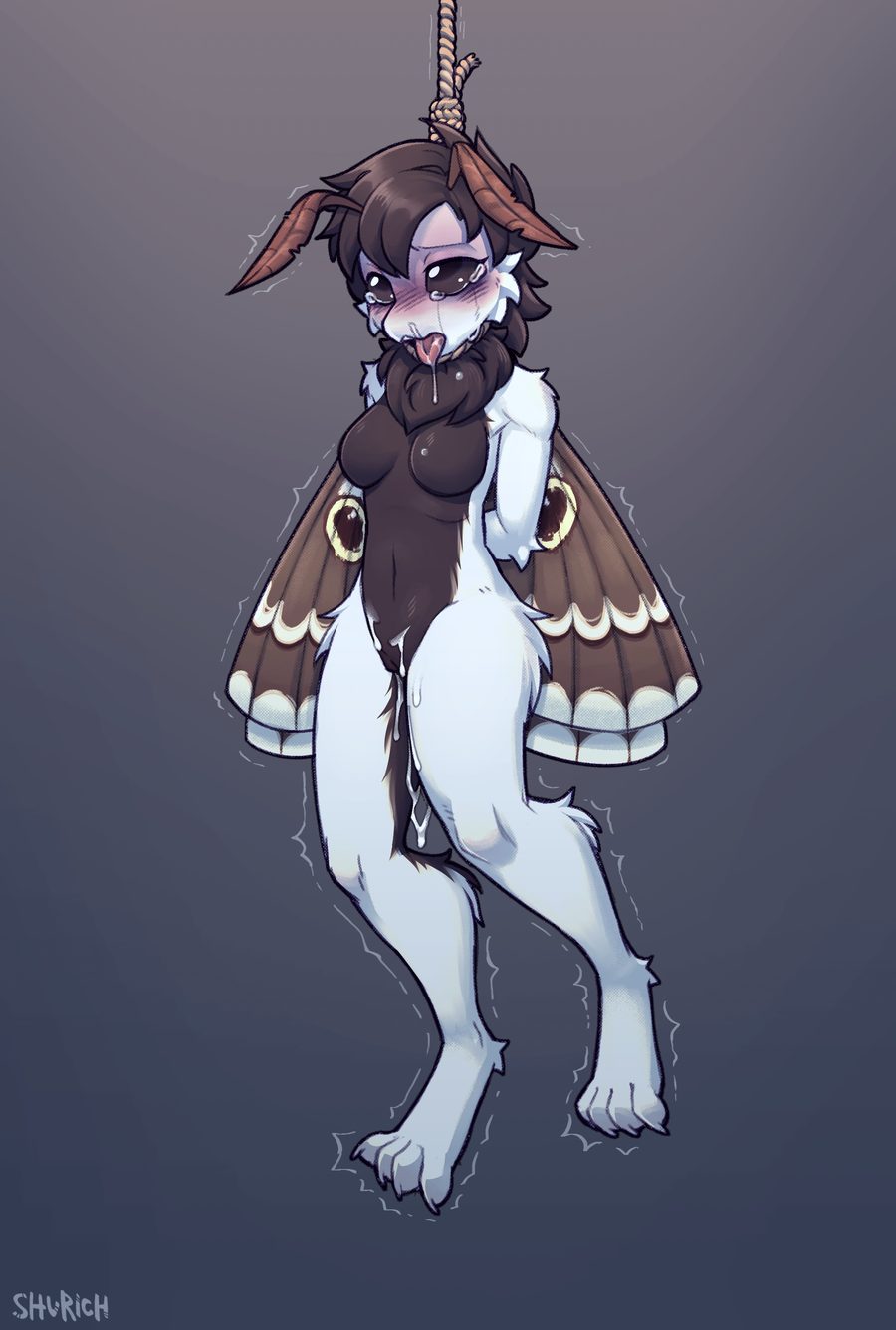 Antennae (anatomy), anthro - artwork by shurich