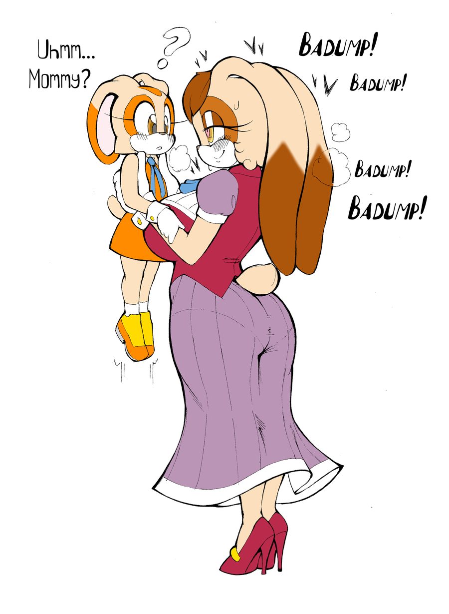 Cream the rabbit - artwork by abesdrawings