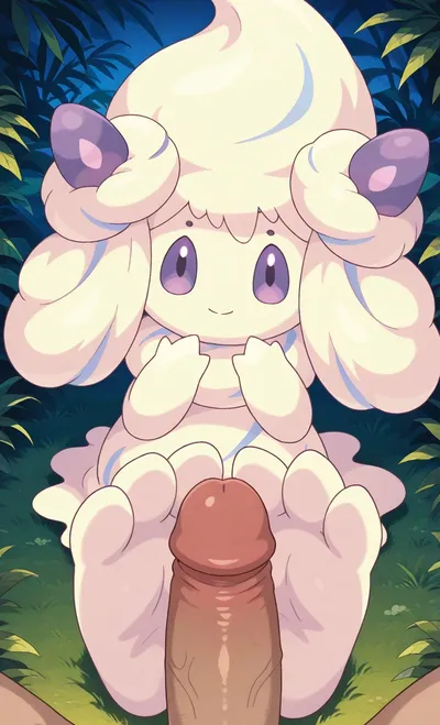 Alcremie - artwork by Emolga_Feet