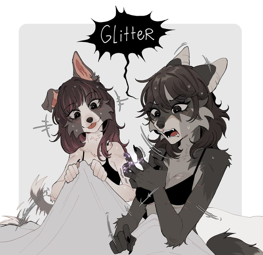 5 fingers, after sex - artwork by raccoattack