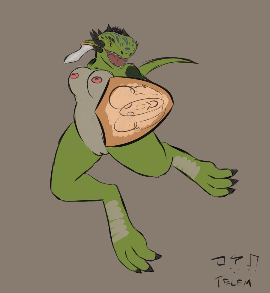 Fan character - artwork by telem