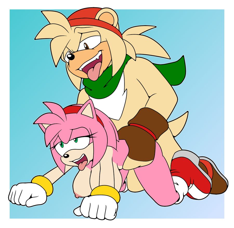 Amy rose - artwork by sonicguru