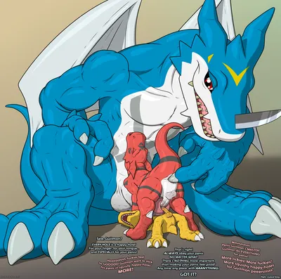 Agumon - artwork by dracovar valeford