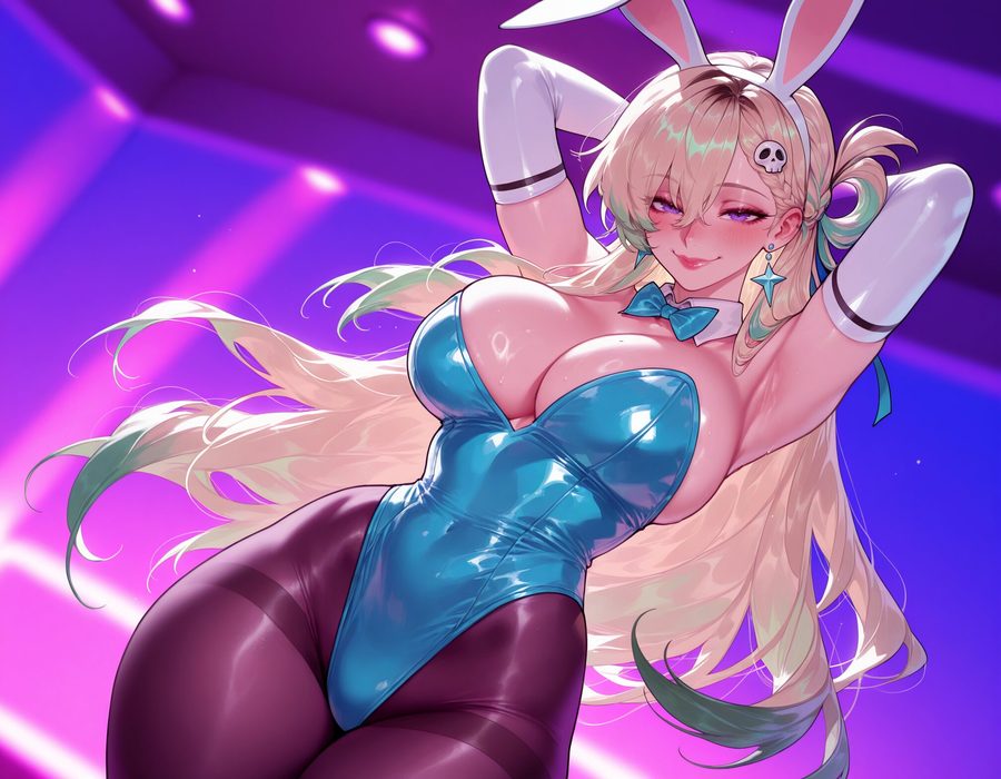 Asuna (bunny) (blue archive) - artwork by balecxi