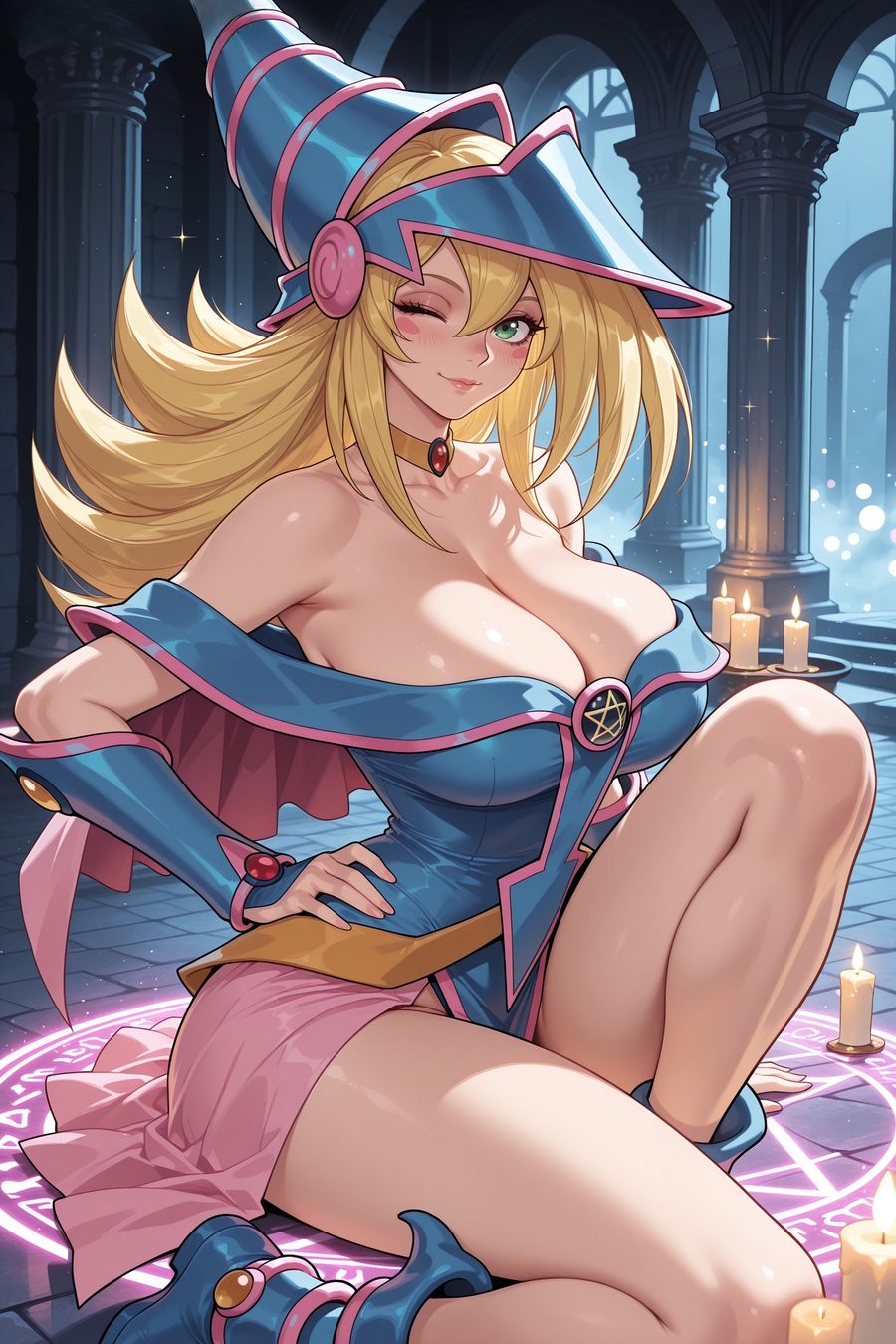 Dark magician girl - artwork by kiraamane