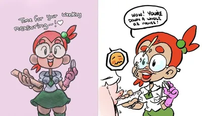 Cum, nerd - artwork by Heract