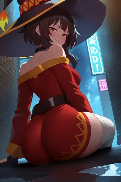 Megumin — artwork by infinitewaifus