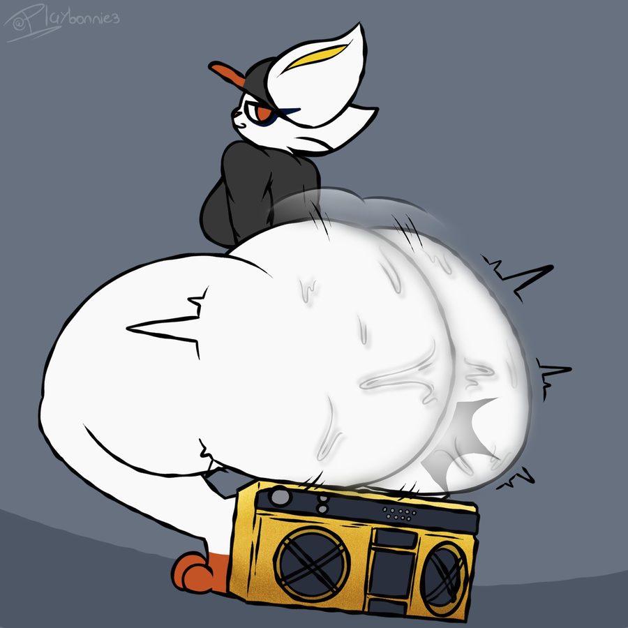 Cinderace - artwork by playbonnie3