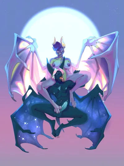 Nightswing - artwork by peritian
