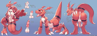 Digimon (species) - artwork by starbow