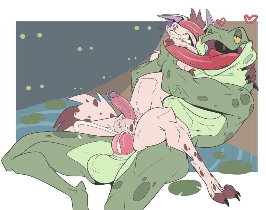 Amphibian, anal - artwork by dragondrawer