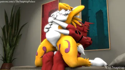 Digimon (species) - artwork by 5naptrap