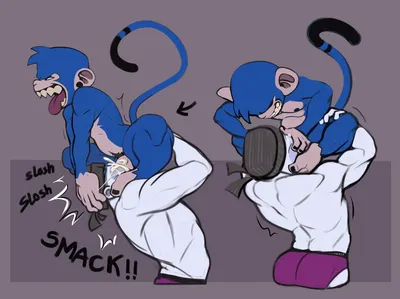 Anthro, blue body - artwork by owy
