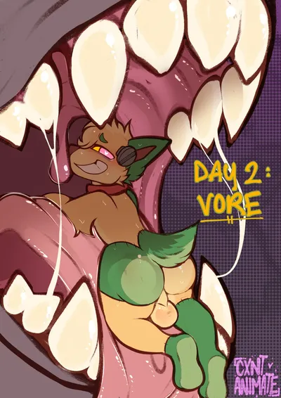 Anthro, backsack - artwork by cxnt animate