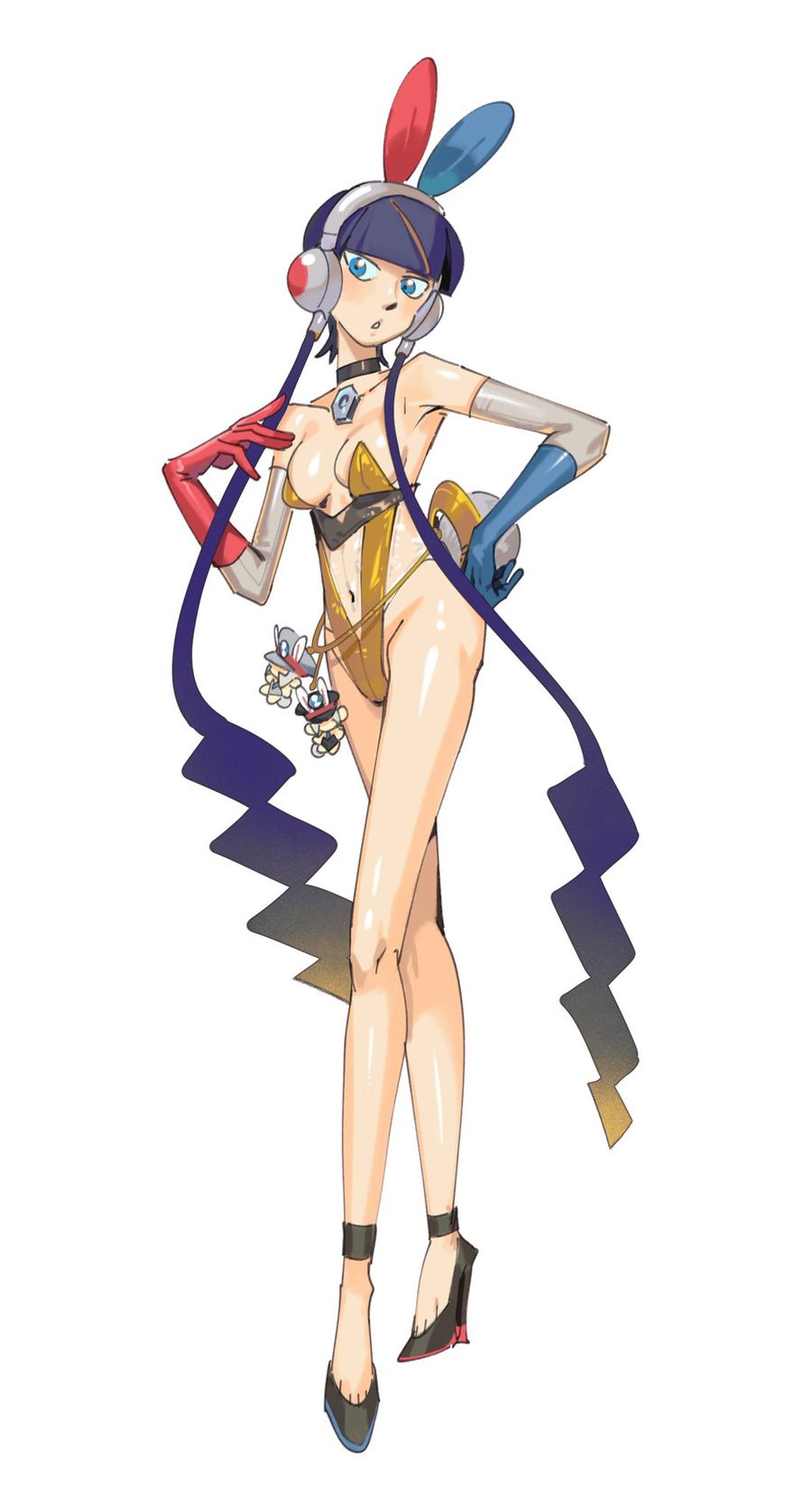 Elesa (pokemon bw2) - artwork by raliciel
