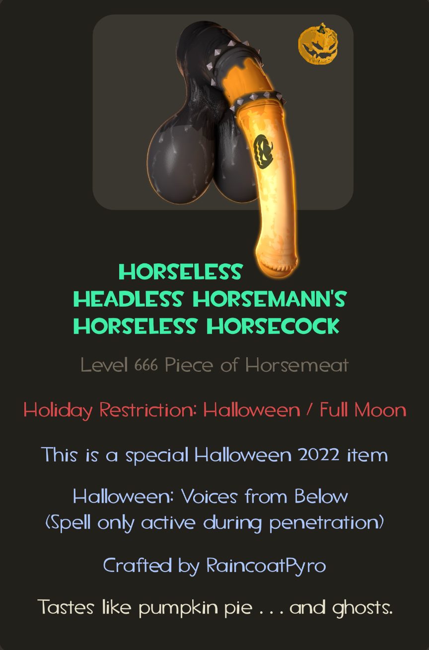 Horseless headless horsemann - artwork by F1nn6969