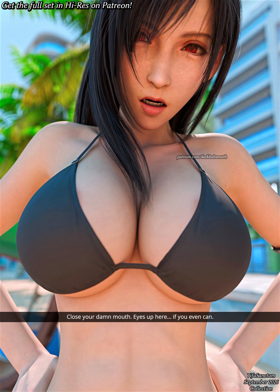 Tifa lockhart - artwork by darkbahamuth