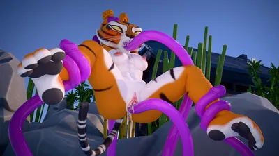 Master tigress - artwork by twintails3d