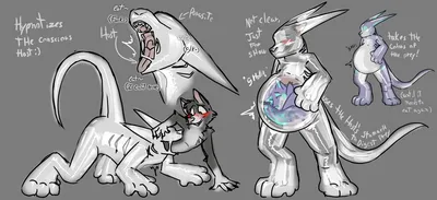 Ambiguous gender, anthro - artwork by bot