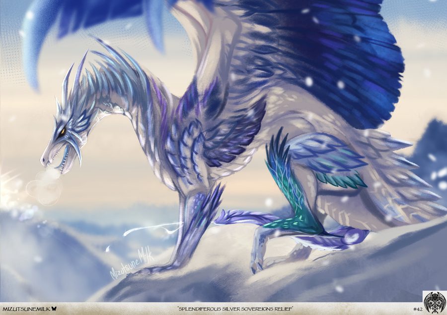 Velkhana - artwork by bot